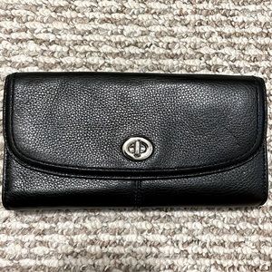 Coach Pebble Leather Wallet